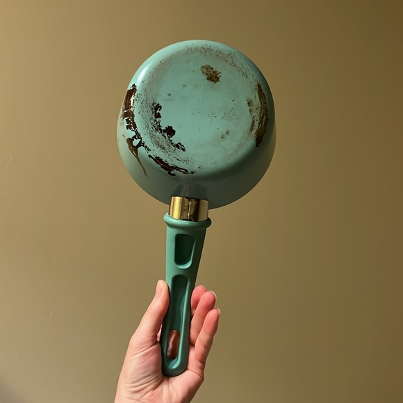 💝 $1 when Bundled 💝 GREEN LIFE Small Blue/Green Pot - Picture 3 of 11